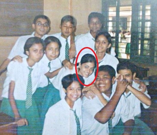 Sheena Bora during her school days