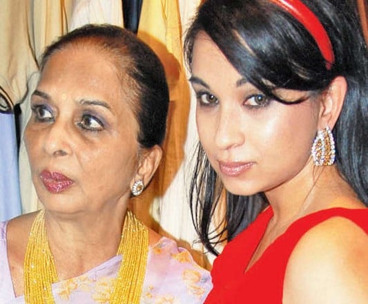 Sheetal Mafatlal and her mother