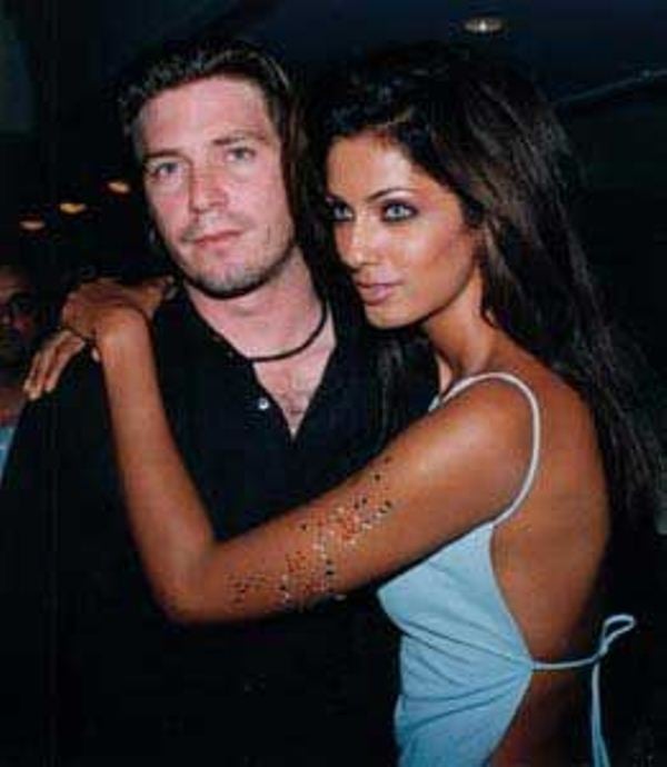 Sheetal Mallar with her husband, Mose Navaraa