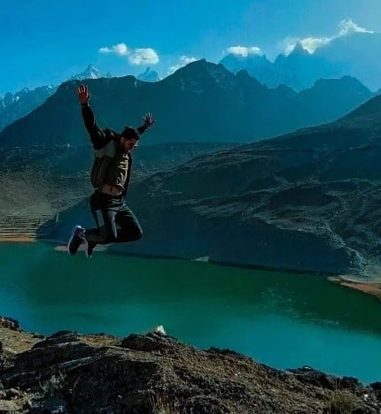 Sheharyar Shahid during a trip