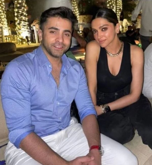 Sheheryar Munawar with Deepika Padukone in Dubai