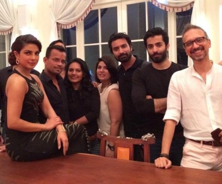 Sheheryar Munawar with actress Priyanka Chopra