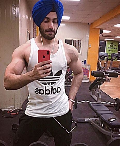 Shehzad Deol inside the gym