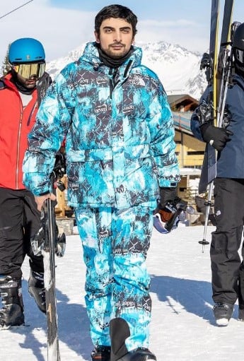 Sheikh Mana while enjoying a trip to the French Alps, a mountain range in France