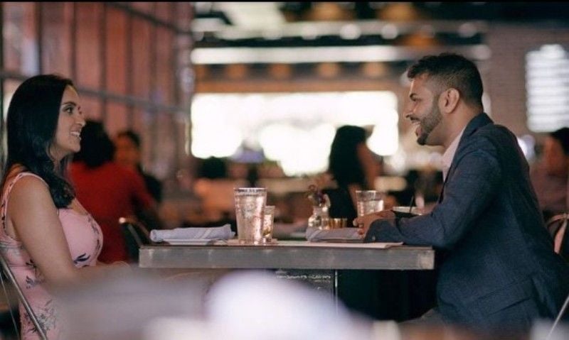 Shekar Jayaraman with Aparana Shwekaramini in Indian Matchmaking Season 1 (2020)