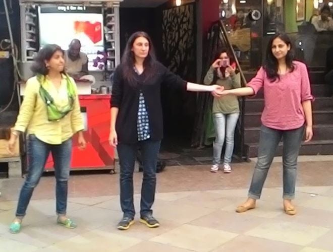 Shena Gamat with her co-artists