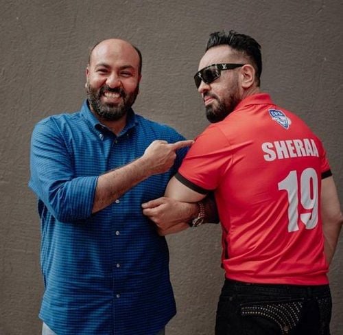 Shera wearing Chandigarh Kings