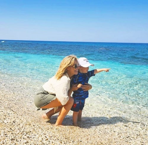 Sheridan Smith during her vacation