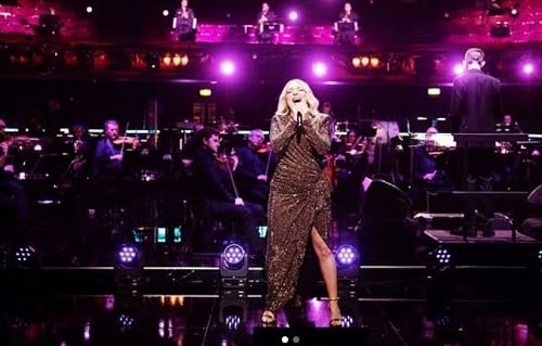 Sheridan Smith performing on stage