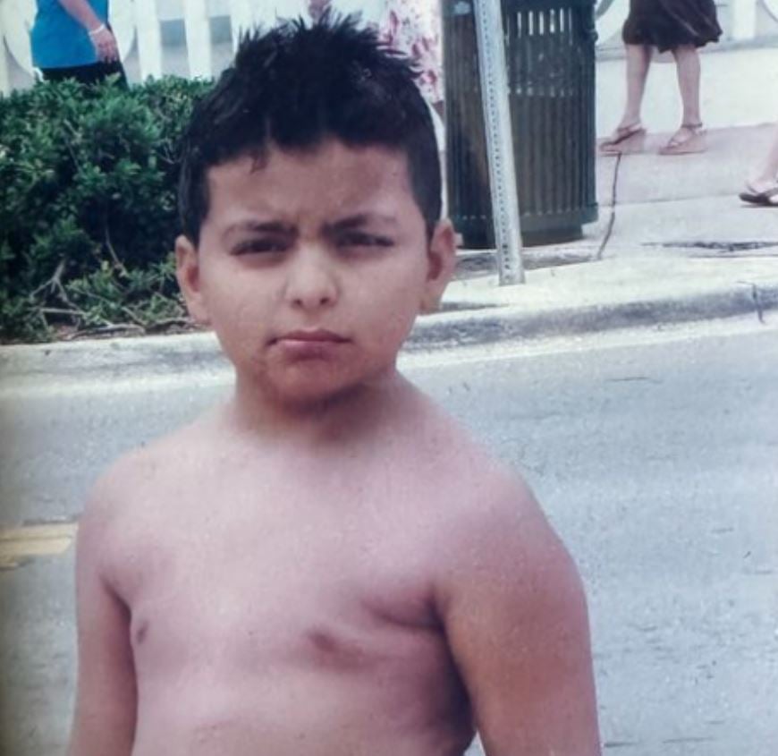 Shikhar Pahariya in childhood