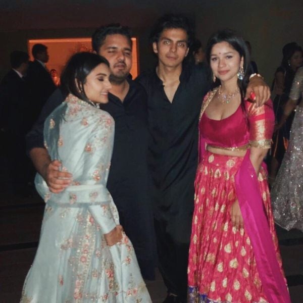 Shikhar Pahariya with Sara Tendulkar and Alaviaa Jaaferi