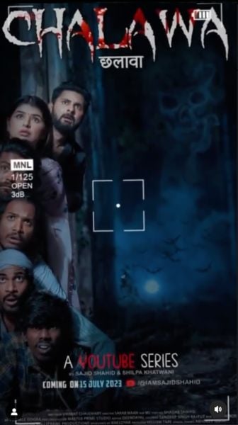 Shilpa Khatwani (second from top) on the poster of the YouTube Hindi series titled 