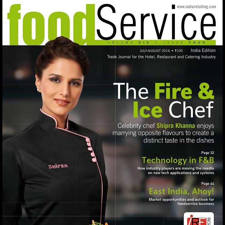 Shipra in on a magazine cover page