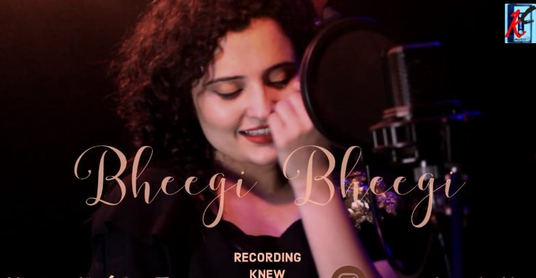 Shiva Choudhary on the cover of the song Bheegi Bheegi (2020)