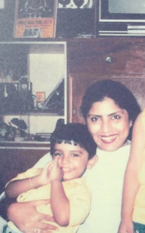 Shivaji Dev in childhood