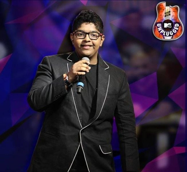 Shivam Mahadevan performing during an episode of MTV Unplugged
