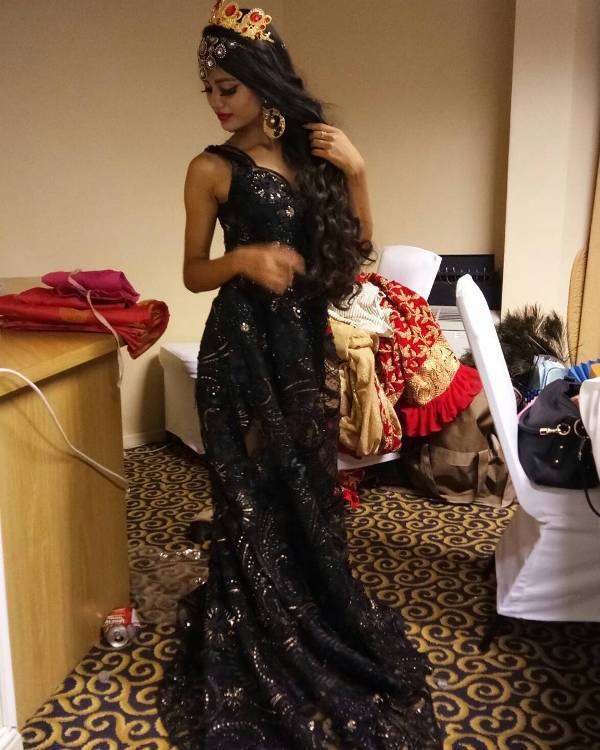 Shivangi Roy after wiining the Miss queen of globe international