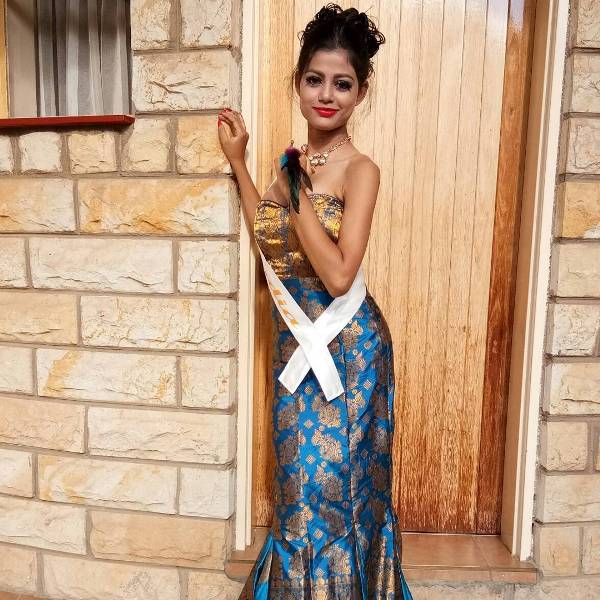 Shivangi Roy representing India in Africa in 2017