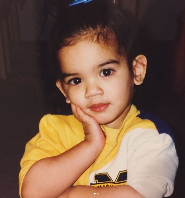 Shivani Bafna in her childhood