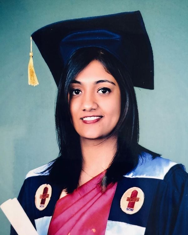 Shivani Pruthvi after getting registered in Karnataka Medical Council (KMC)