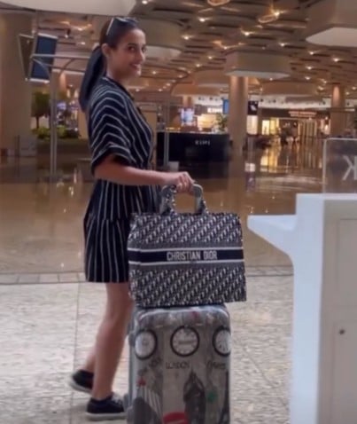 Shivani Thakur during a holiday