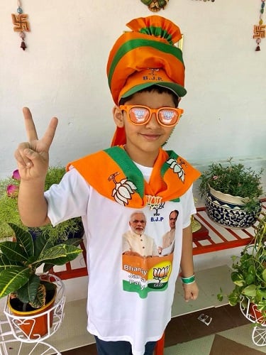 Shiven Singh in one of his father