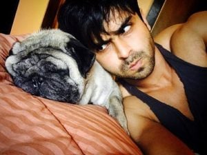 Shoaib Ibrahim loves dogs
