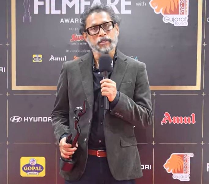 Shoojit Siracr, after winning the Best Film - Critics award at the 70th Filmfare Awards