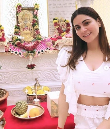 Shraddha Arya during Navratri