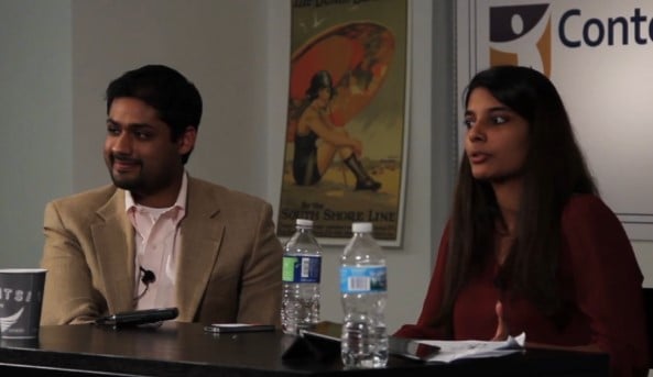 Shradha Agarwal while addressing a conference at ContextMedia Health