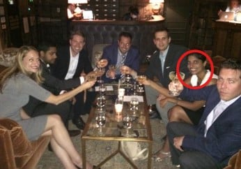 Shradha Agarwal while enjoying an alcoholic beverage