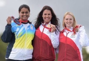 Shreyasi Singh Got Silver Medal At The 2014 Commonwealth Games