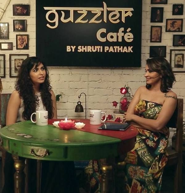 Shruti Pathak during her YouTube talk show 