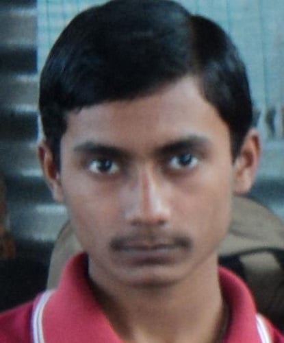 Shubham Kumar in his teens