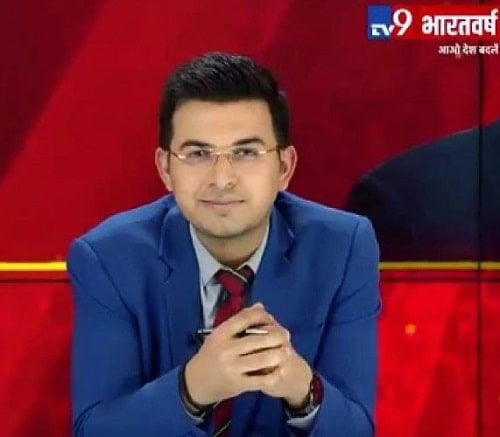 Shubhankar Mishra at TV9 studio