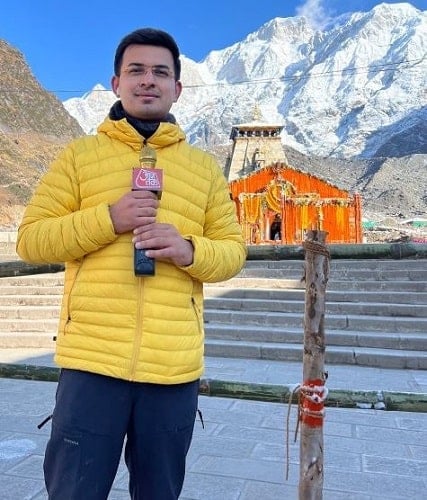 Shubhankar Mishra reporting for Aaj Tak