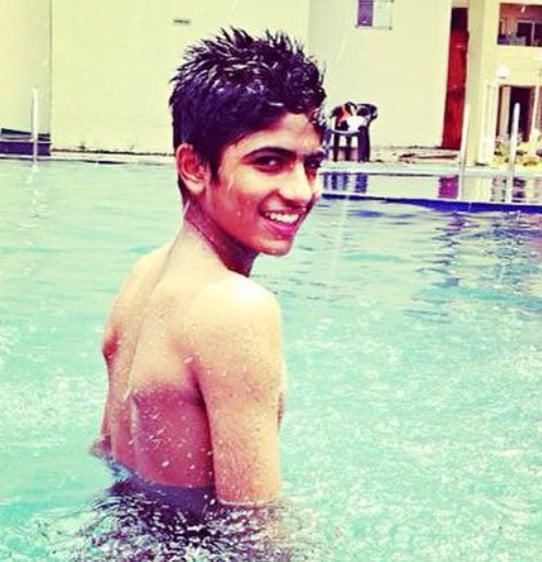 Shubman Gill when played for Punjab Under-16