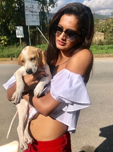 Shubra Aiyappa- Dog Lover