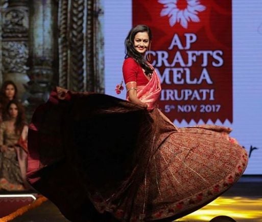 Shubra Aiyappa during modelling