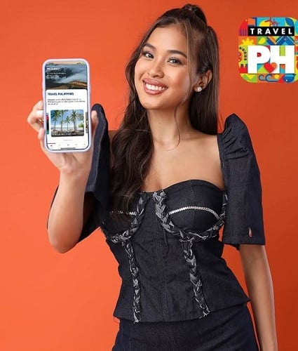 Shuvee Etrata in a print ad