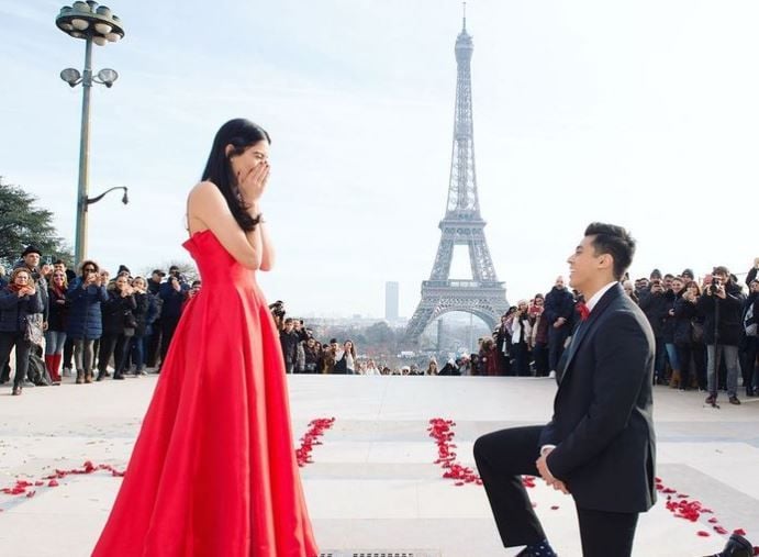 Shyam proposing Shivani Bafna in Paris