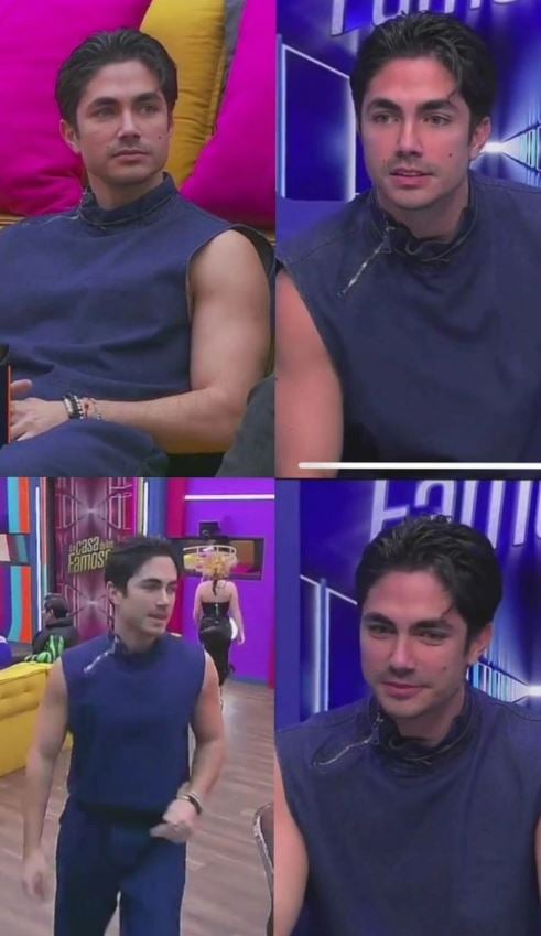 Sian Chiong as a contestant in the television series La casa de los famosos México season 2