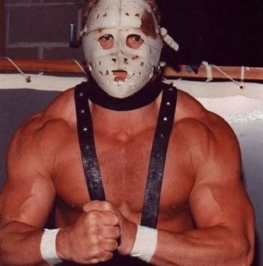 Sid Eudy while wearing a 