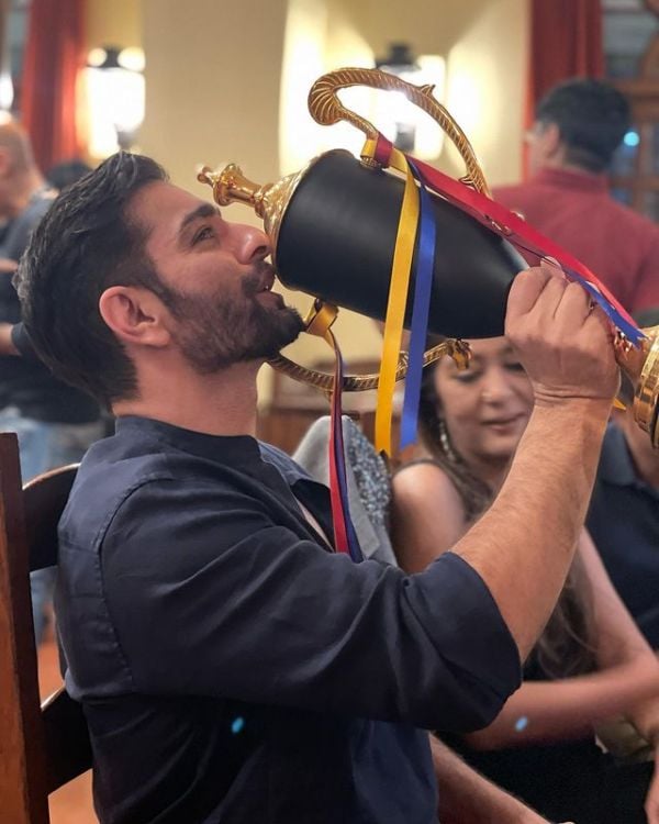 Siddhant Karnick after winning the badminton competition in 2022