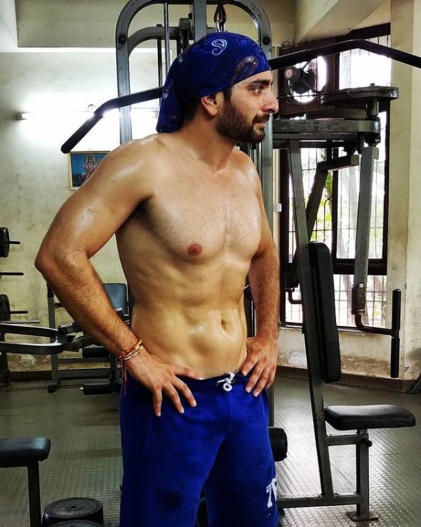 Siddhant Karnick at the gym