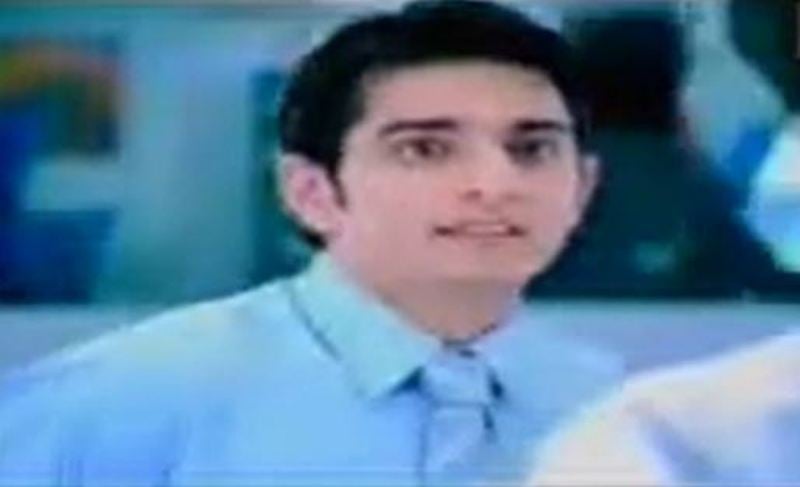 Siddhant Karnick in a television commercial for the brand 