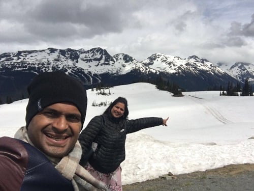 Siddharth Kannan during his vacation