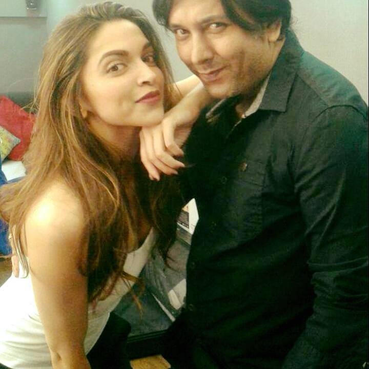 Siddhartha Dey with Deepika Padukone