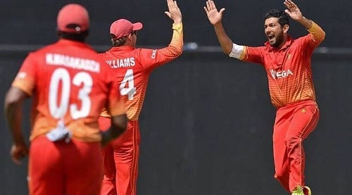 Sikandar Raza in T20 match