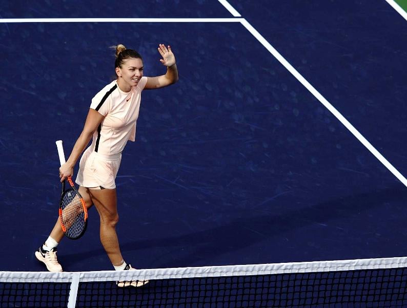 Simona Wells After Winning Her Match In Indian Wells
